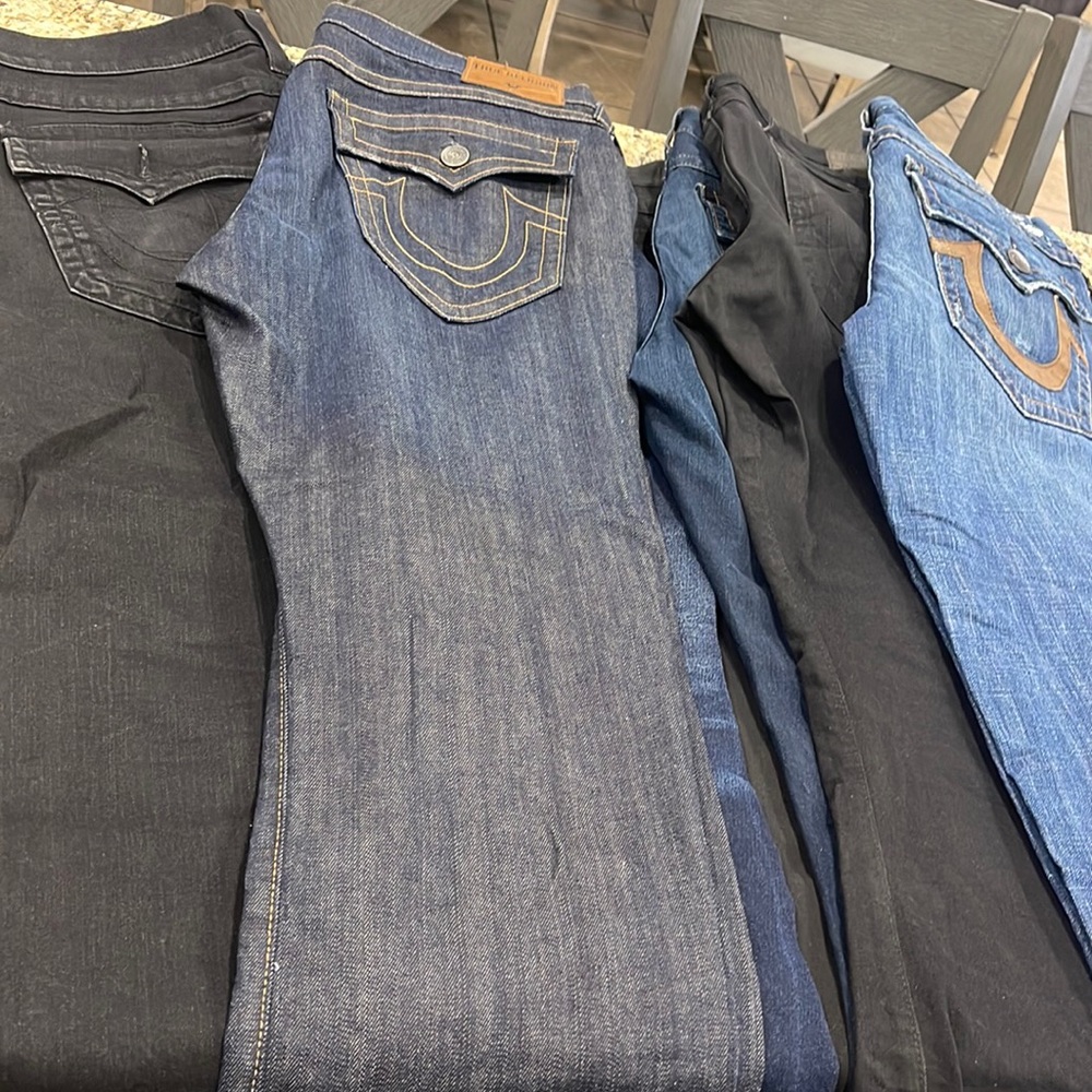 I have a total of 9 True Religion Jeans selling all together